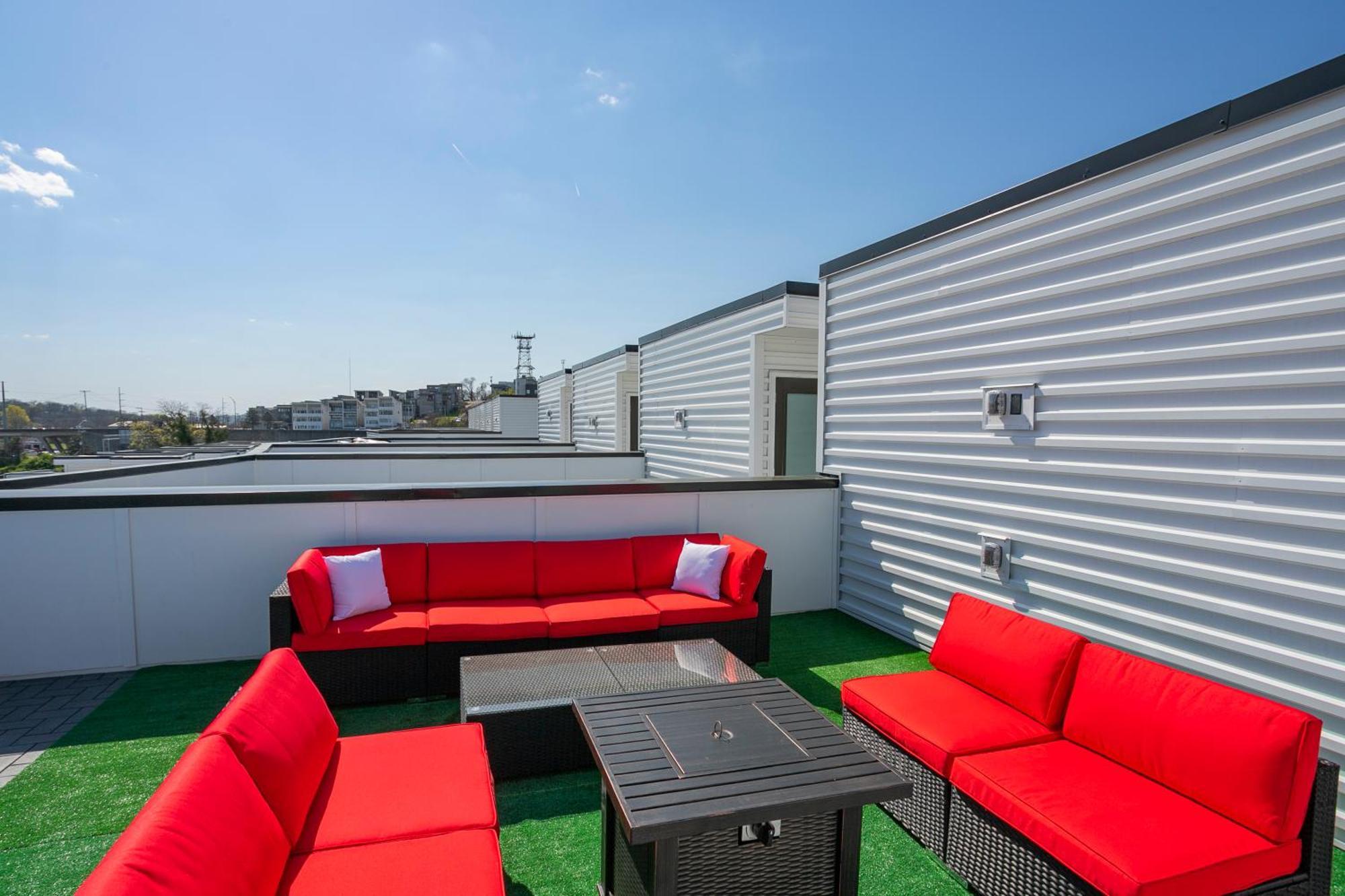 Luxury Townhome Skyline Views Mins To Dt Nashville Exterior foto